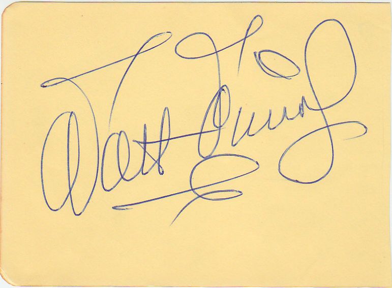 A large and bold Walt Disney autograph from 1960! 
